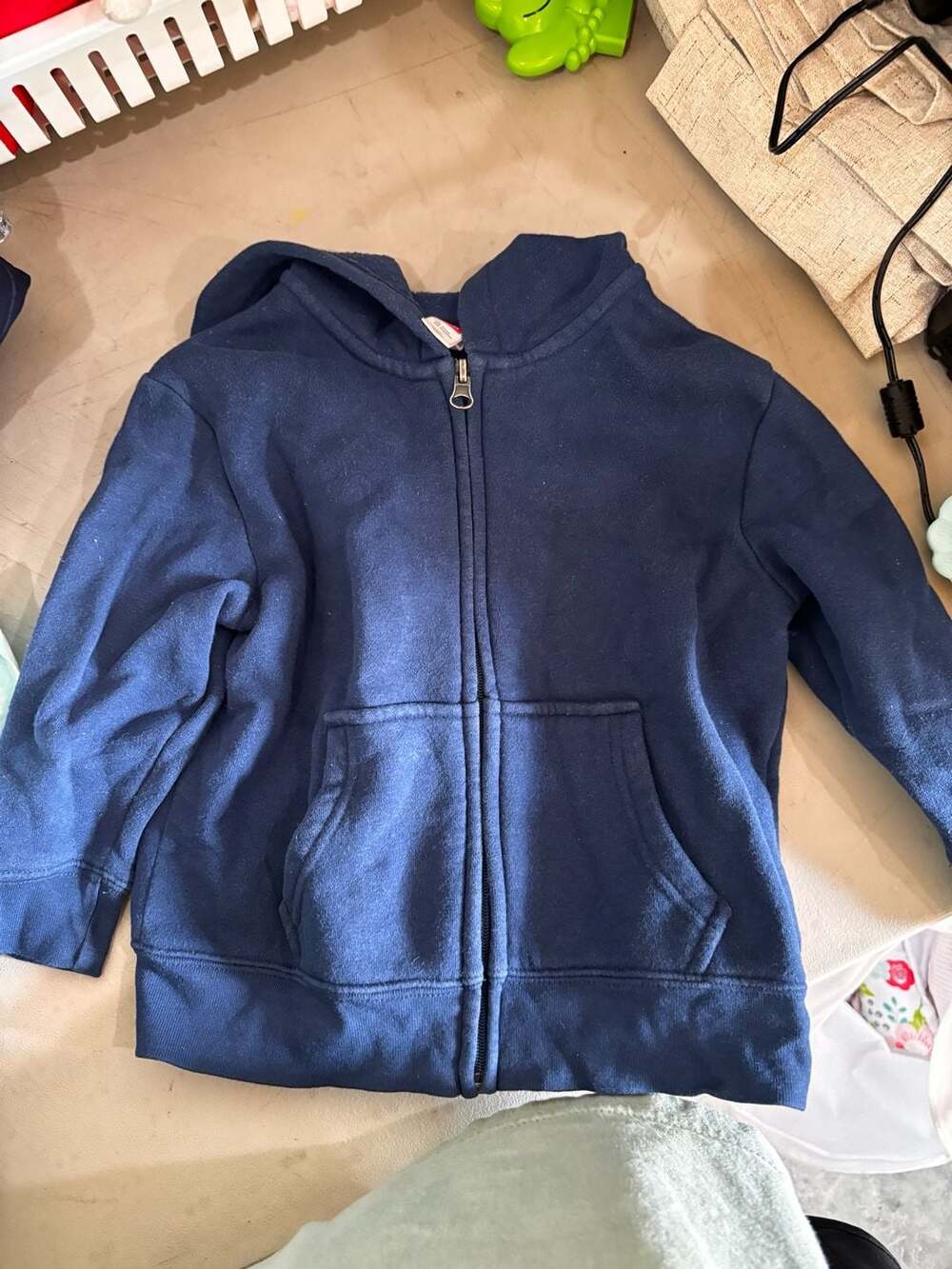 Target Brand Toddler Unisex Navy Blue Full Zip Hoodie